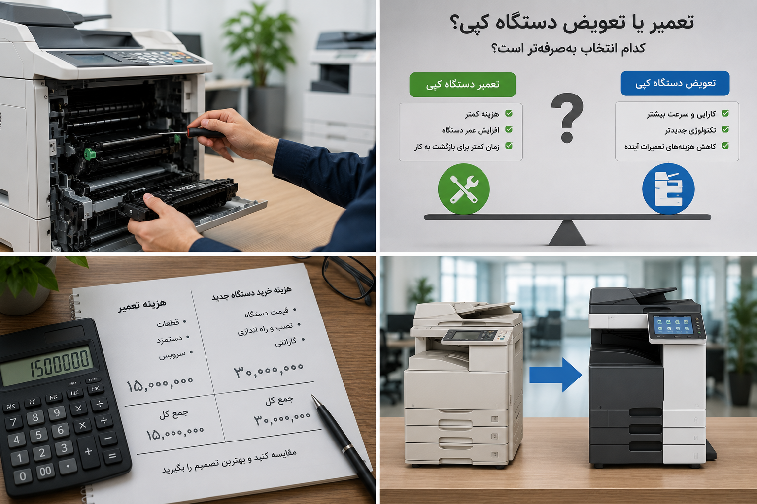 تعمیر فتوکپی